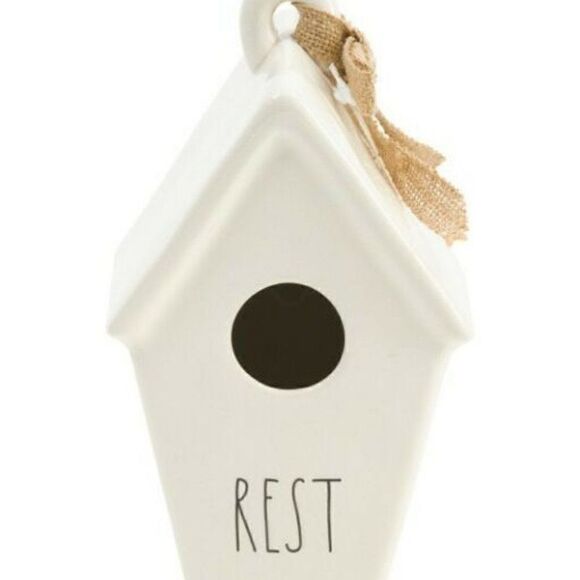 Rae Dunn Rest Birdhouse - New - Picture 1 of 6